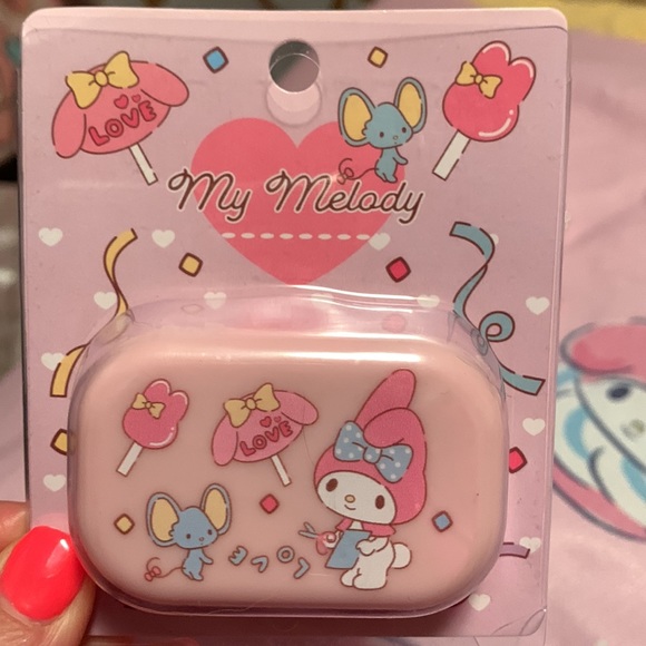 My Melody  🐰 cup snack container contact lenses case - Picture 2 of 7
